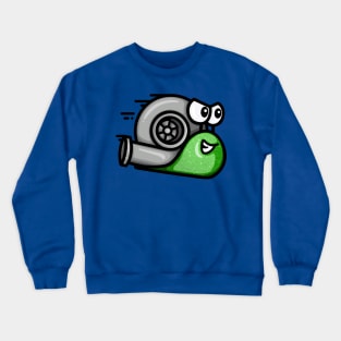 Turbo Snail - Green Spakle Crewneck Sweatshirt